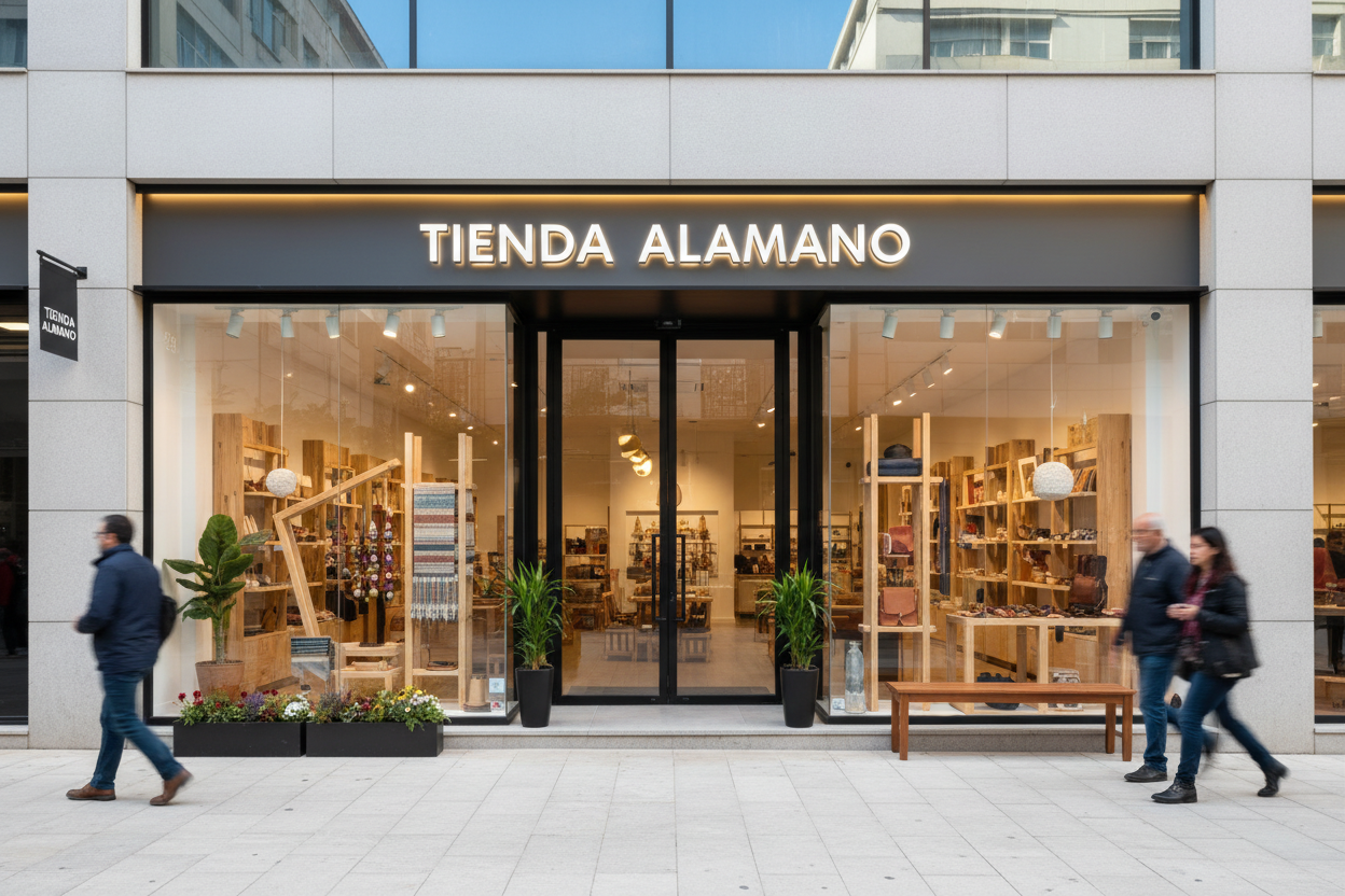 el nombre de la tienda no es el de mi tienda, el de mi tienda es Tienda Alamano